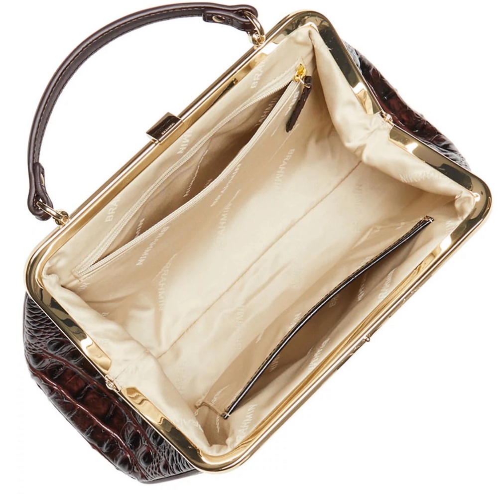 NWT Brahmin Emmett Albertina Embossed Leather Versatile Clutch and Crossbody - Picture 3 of 16